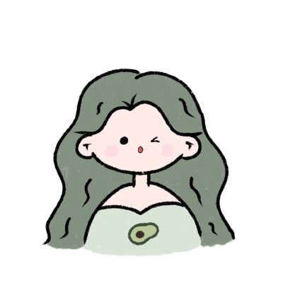 可爱的卡通豆豆眼水果女孩闺蜜头像