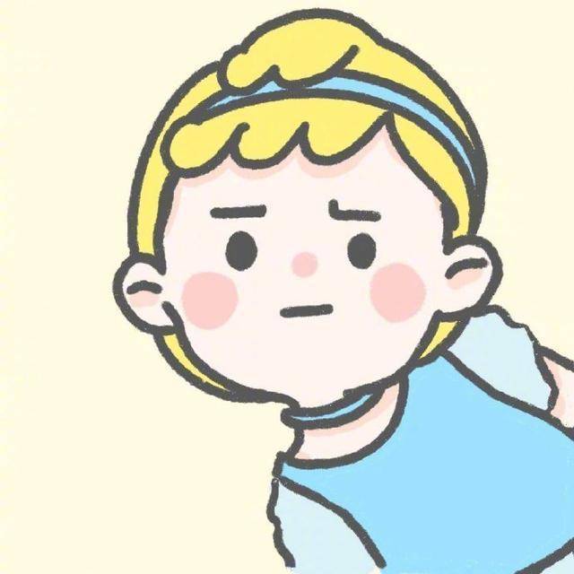豆豆眼搞怪迪士尼公主头像_25