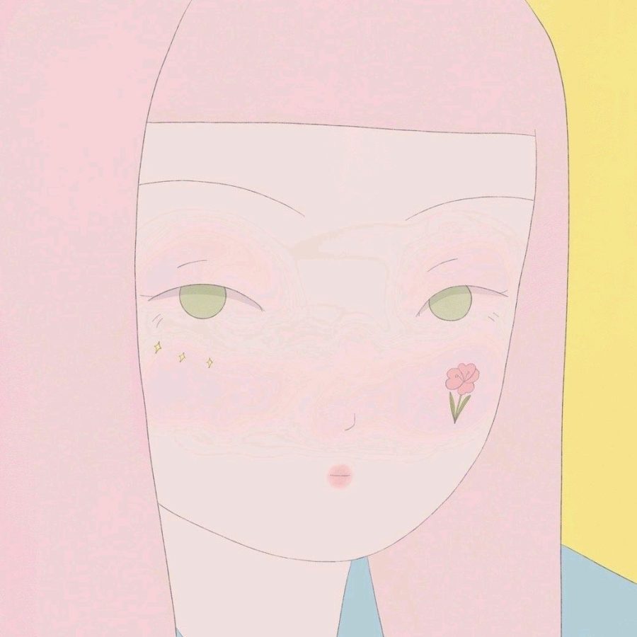 二次元卡通辣目洋子女生闺蜜头像_6