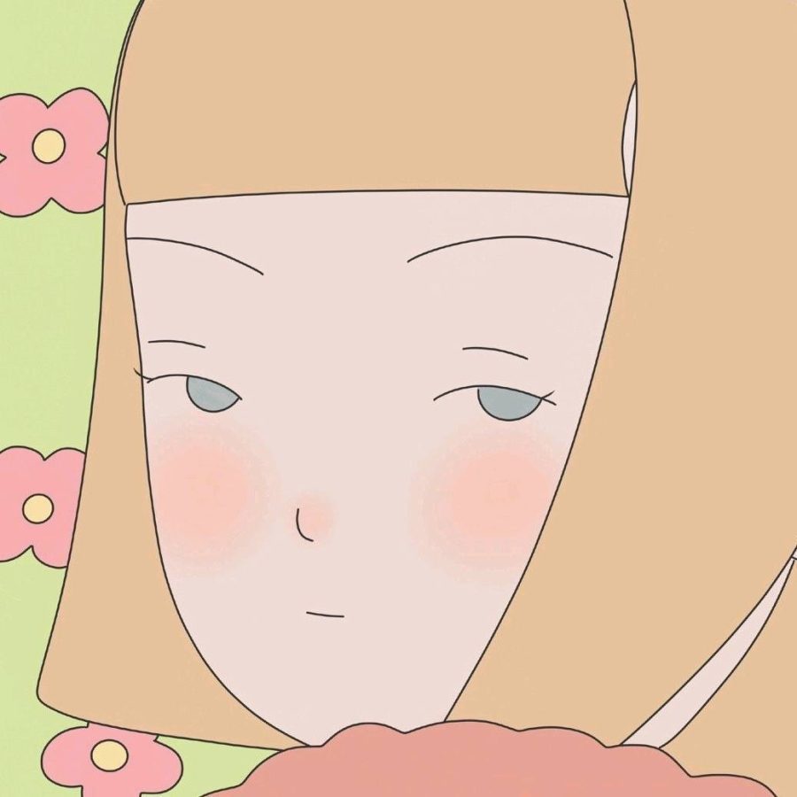 二次元卡通辣目洋子女生闺蜜头像_7