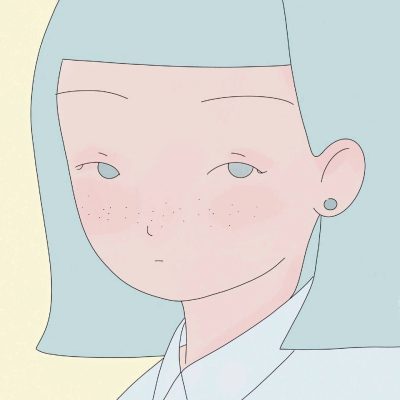 二次元卡通辣目洋子女生闺蜜头像
