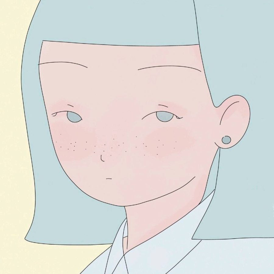 二次元卡通辣目洋子女生闺蜜头像_8