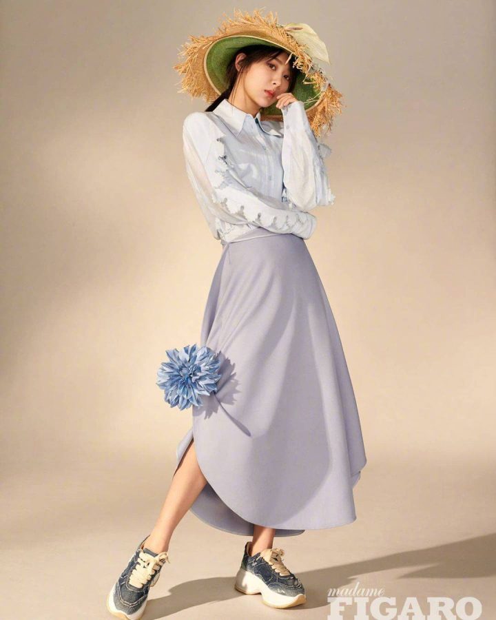 杨紫花仙子写真，选自MadameFigaro世界杨紫封面_3