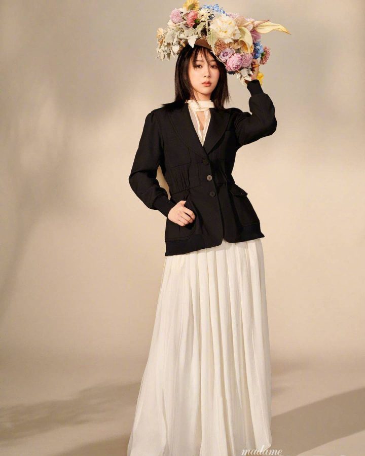 杨紫花仙子写真，选自MadameFigaro世界杨紫封面_4