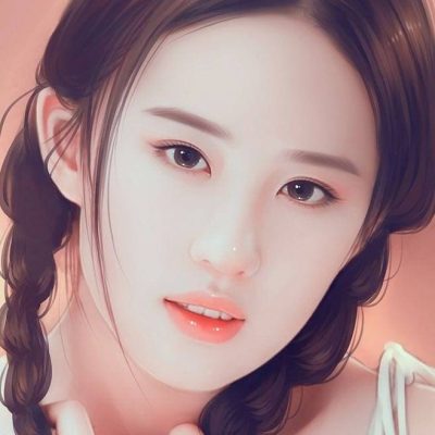 刘亦菲二次元手绘画像图片