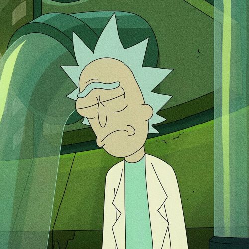 瑞克和莫蒂高清自截头像，中年男人动漫卡通头像_5