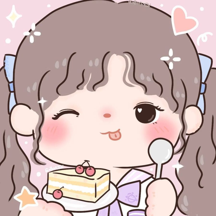 超级可爱的手绘小女生卡通头像_4