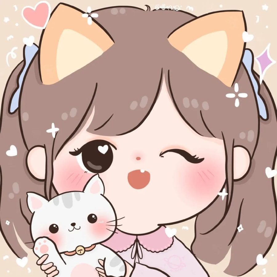 超级可爱的手绘小女生卡通头像_8