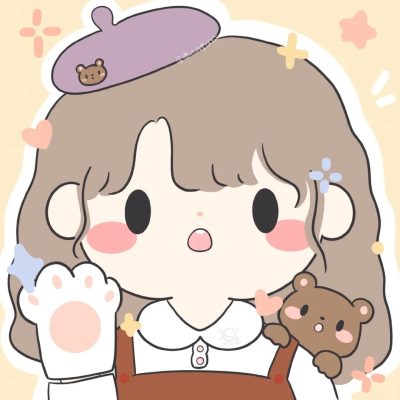 超级可爱的手绘小女生卡通头像