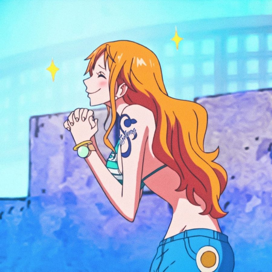《海贼王》娜美 小财迷 泳装卡通女生头像_6