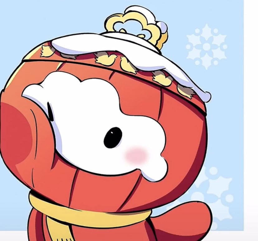 冰墩墩和雪容融卡通图片 支持情侣cp头像_2