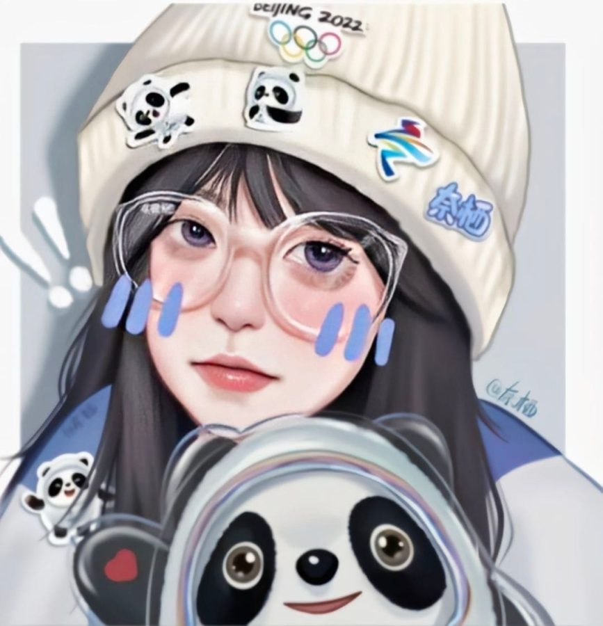 冰墩墩和雪容融卡通图片 支持情侣cp头像_9