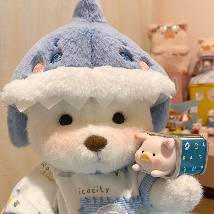 超可爱莉娜熊毛绒公仔女生闺蜜头像_9