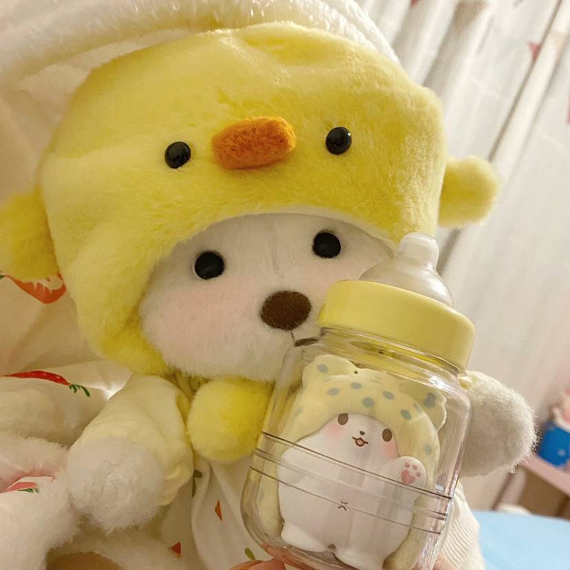 超可爱莉娜熊毛绒公仔女生闺蜜头像_8