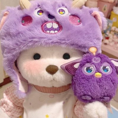 超可爱莉娜熊毛绒公仔女生闺蜜头像