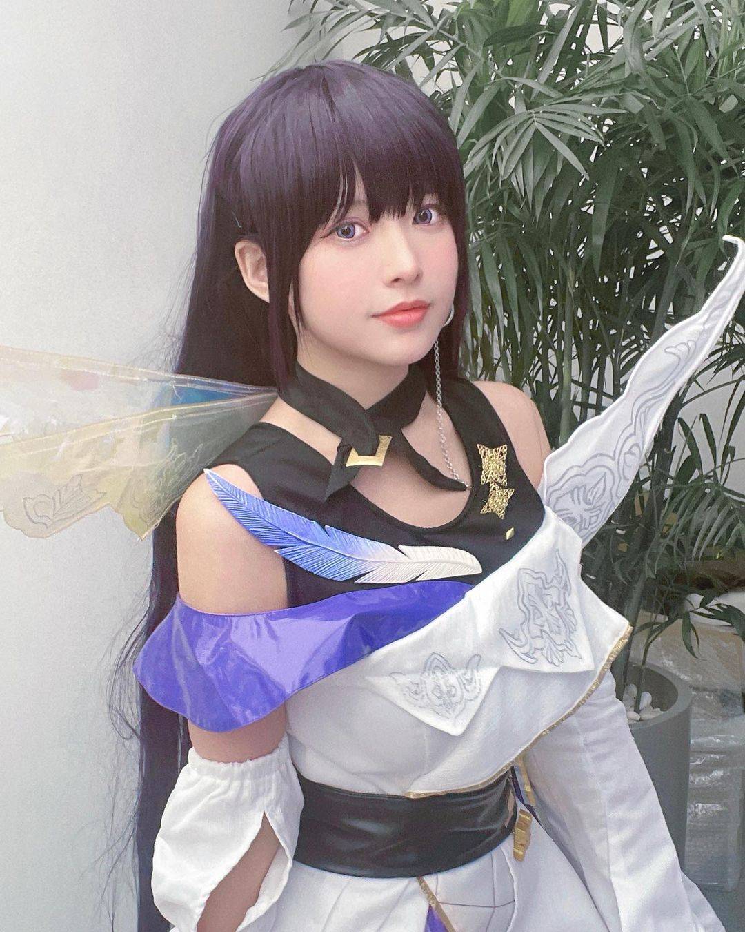 妹子cosplay雷电芽衣《崩坏3》_2