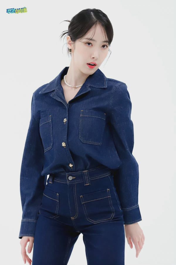 黄恩妃牛仔衣牛仔裤穿搭 有点像我妈_7