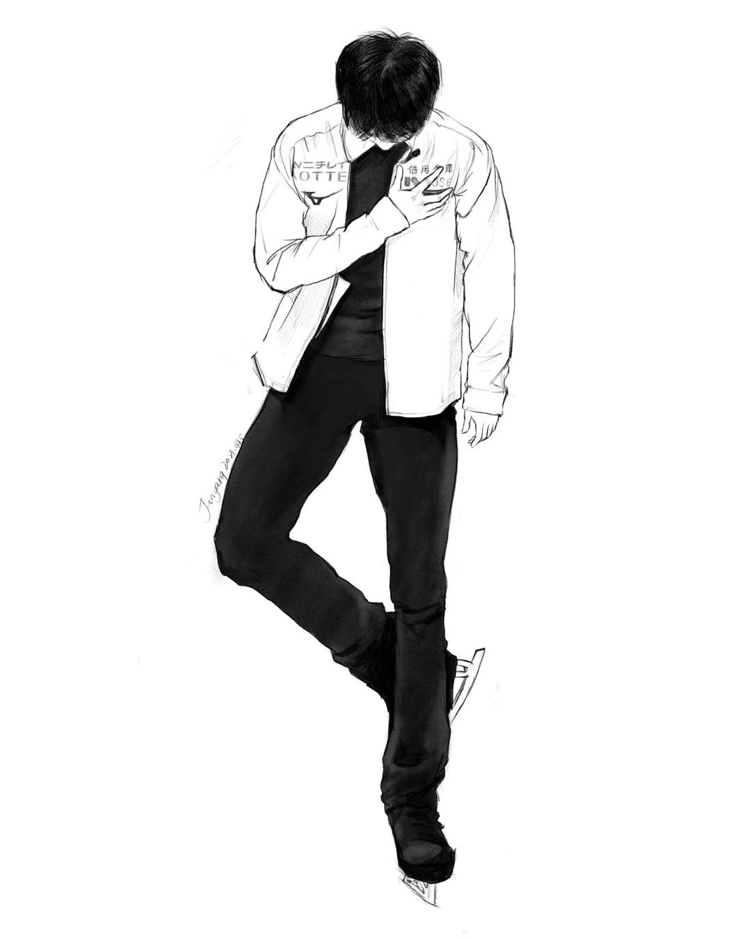 羽生结弦二次元手绘图片_4