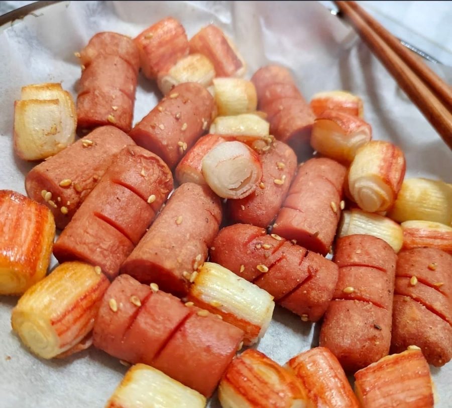 蟹肉棒美食图各种神仙搭配食欲满满_1