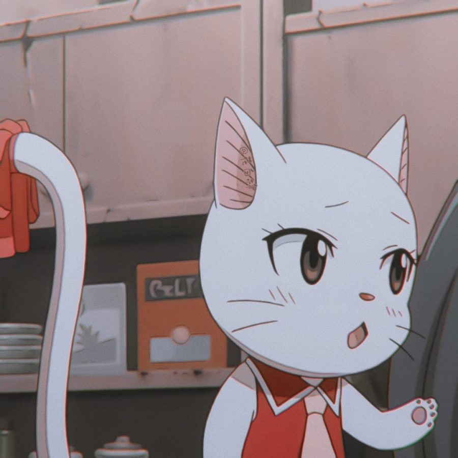 《妖精的尾巴 》夏露露 和温蒂形影不离的可爱猫咪头像_9