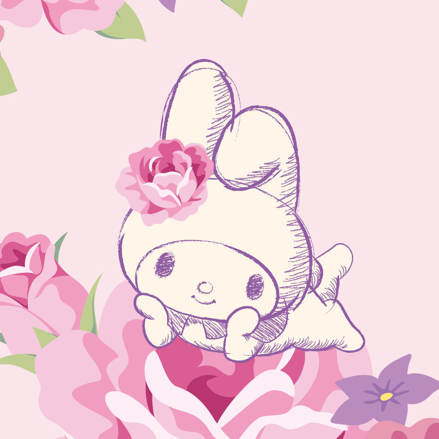 三丽鸥情人节玫瑰手绘卡通头像_9