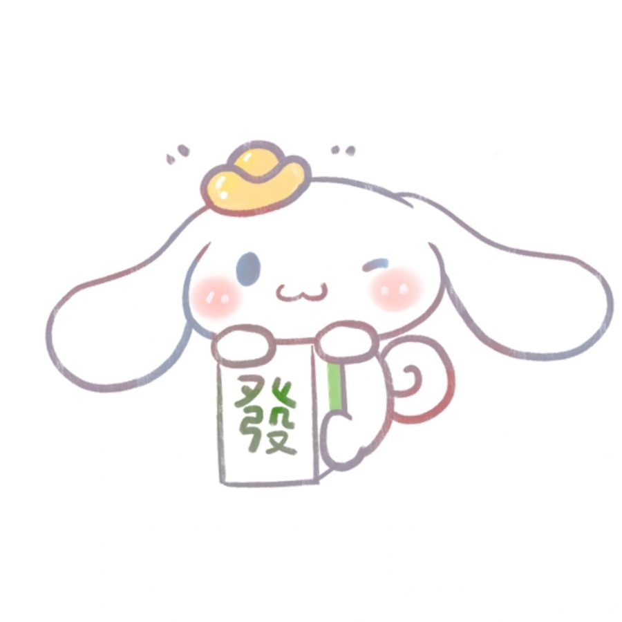 卡通三丽鸥打麻将发财头像图片_5