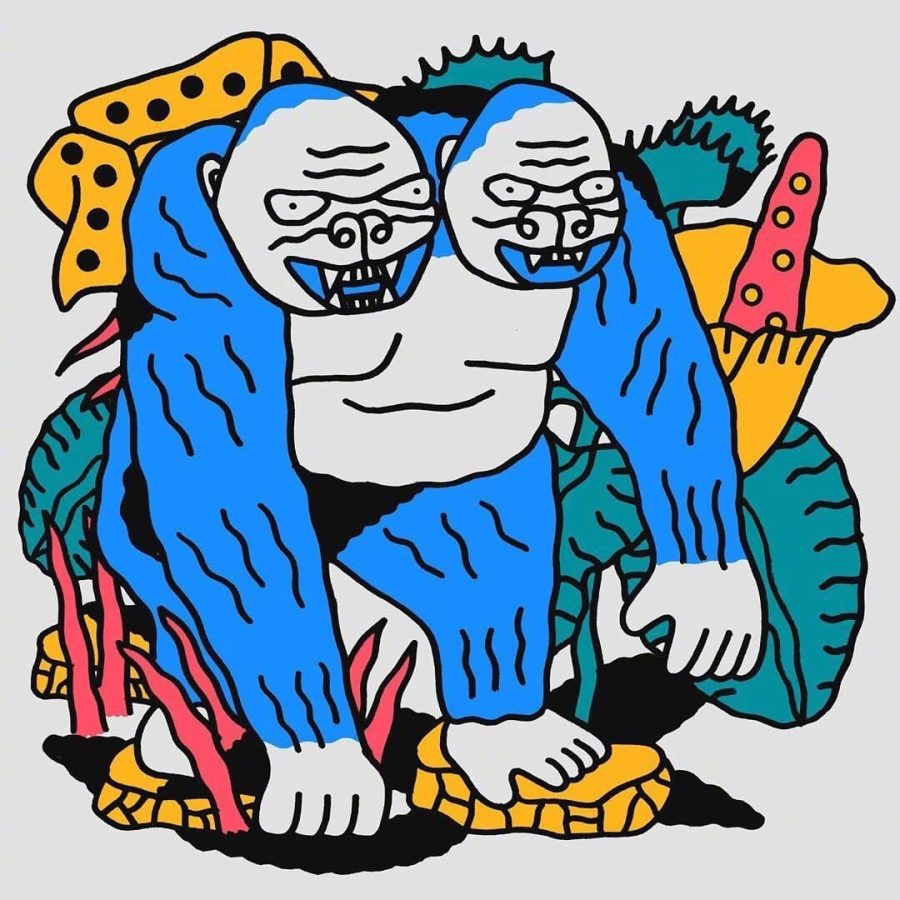 插画师 Elliot Snowman 老虎、蟒蛇 个性微信头像_4