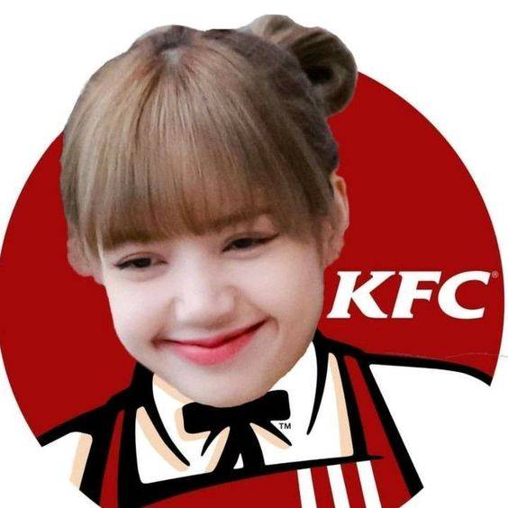 少女版kfc个性头像，适合kfc打工期间使用_4