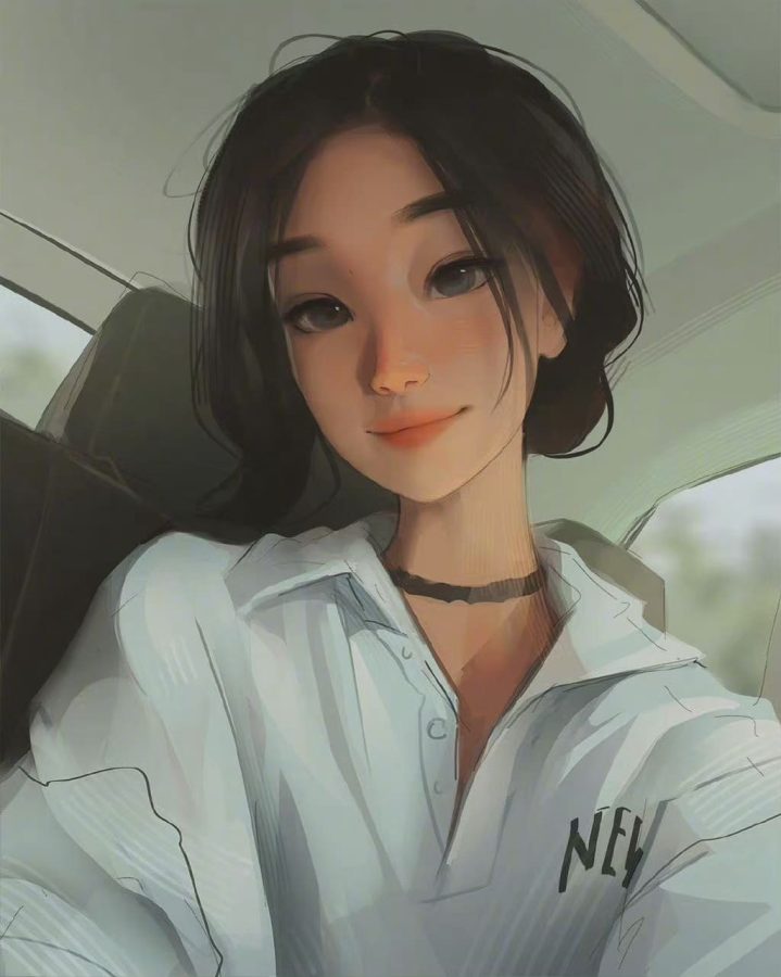 女白领女大学生手绘卡通形象女头_2