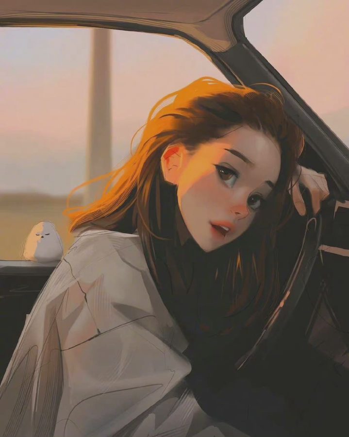 女白领女大学生手绘卡通形象女头_4