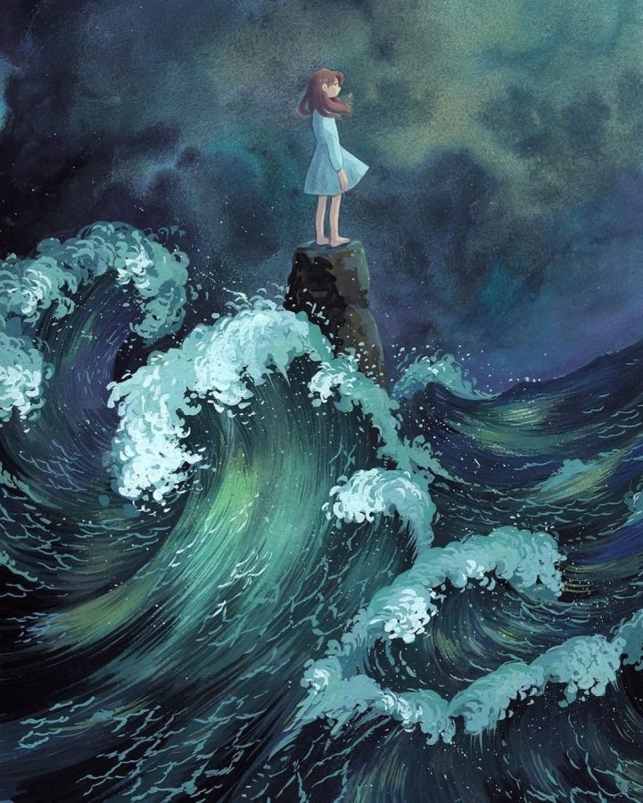 奇幻世界 插画师Heikala水彩作品 ​ 二次元治愈图_2
