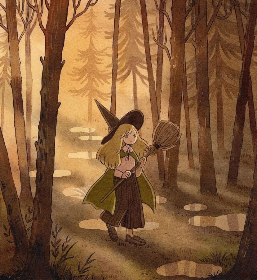 奇幻世界 插画师Heikala水彩作品 ​ 二次元治愈图_5