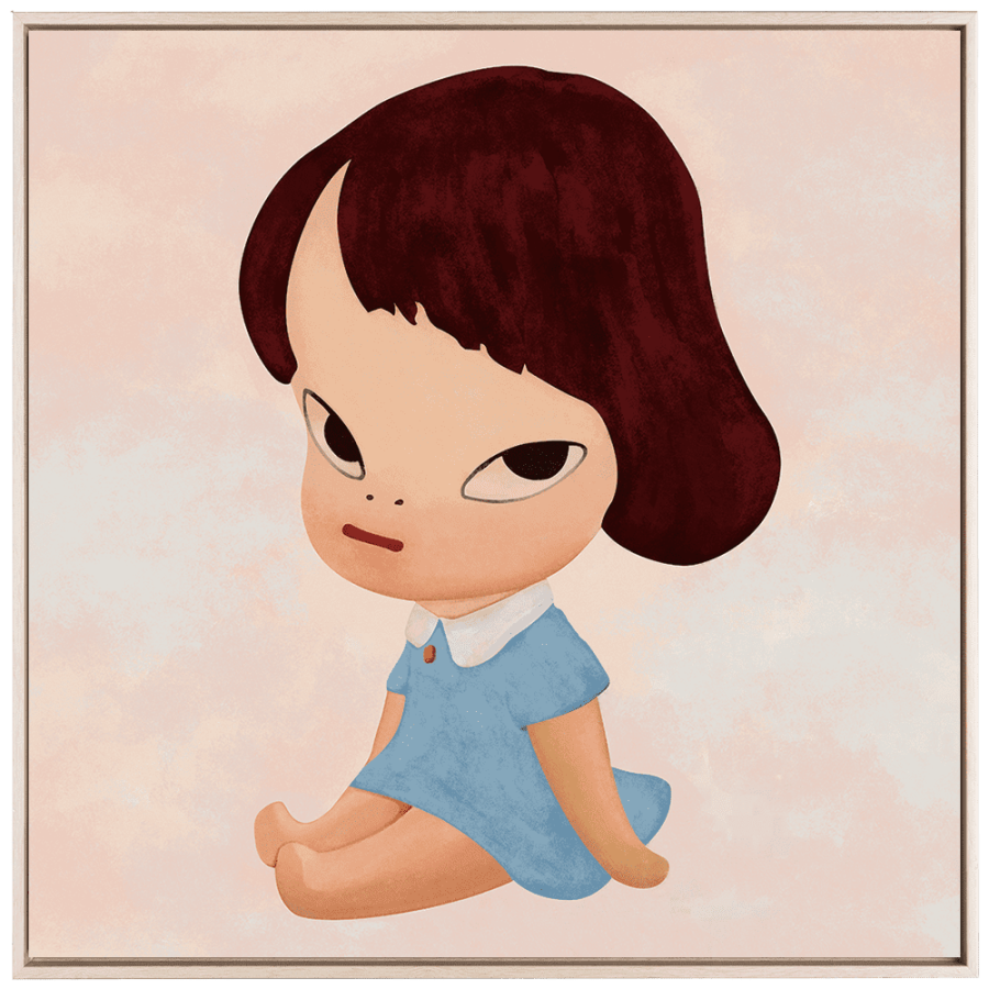 《梦游娃娃 》另类女生头像 日本奈良美智作品_8
