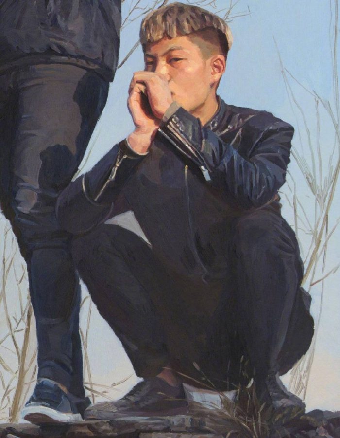 央美研究生王换青的毕业作品乡村青年_4