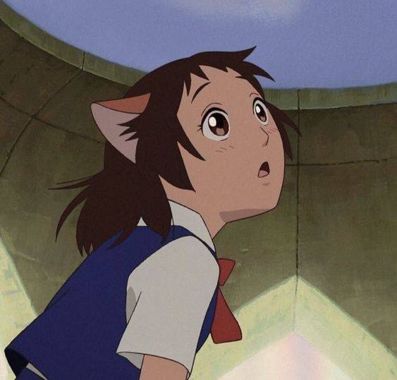 《猫的报恩》小春吉冈春 ，高中生动漫女头_10