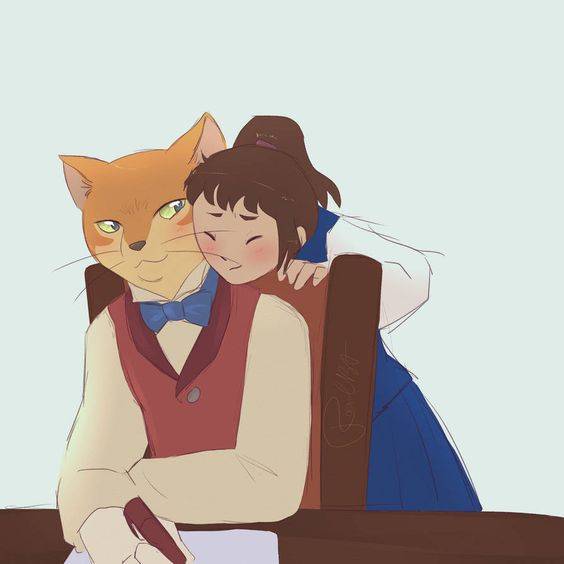 《猫的报恩》小春吉冈春 ，高中生动漫女头_17