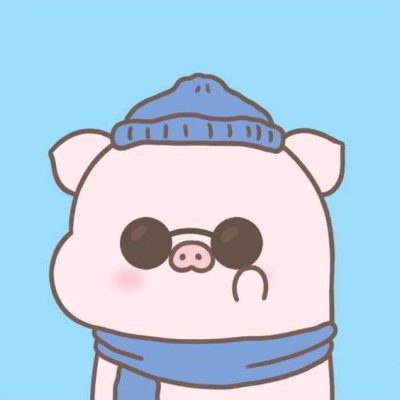 简单猪线条头像，关于萌猪的线条头像