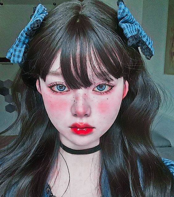 祛斑脸欧美女生真人个性短发头像_7