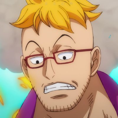 《海贼王》不死鸟马尔高帅气发型头像 动漫眼镜男
