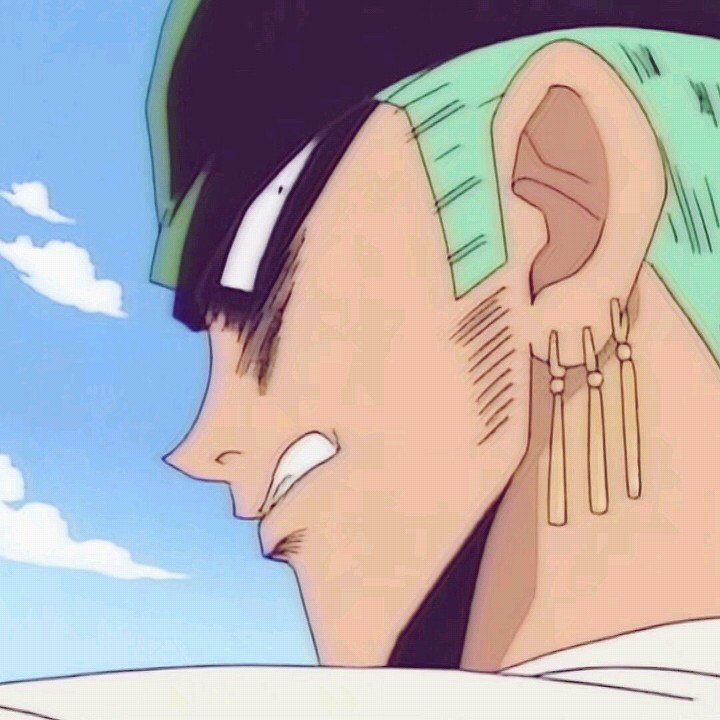 《海贼王》索隆戴头巾帅气装逼头像_2