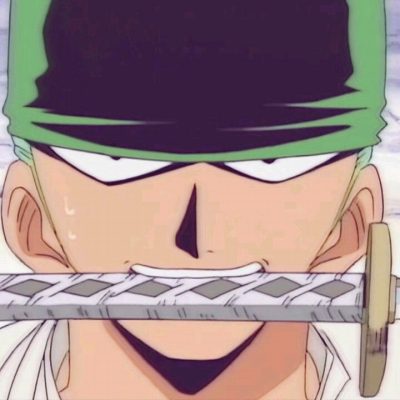 《海贼王》索隆戴头巾帅气装逼头像