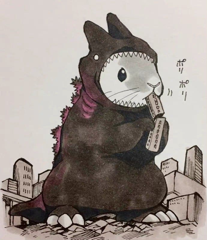 画师井口病院七龙珠扮装版小兔子 Twi: ichthy0stega ​​​_6