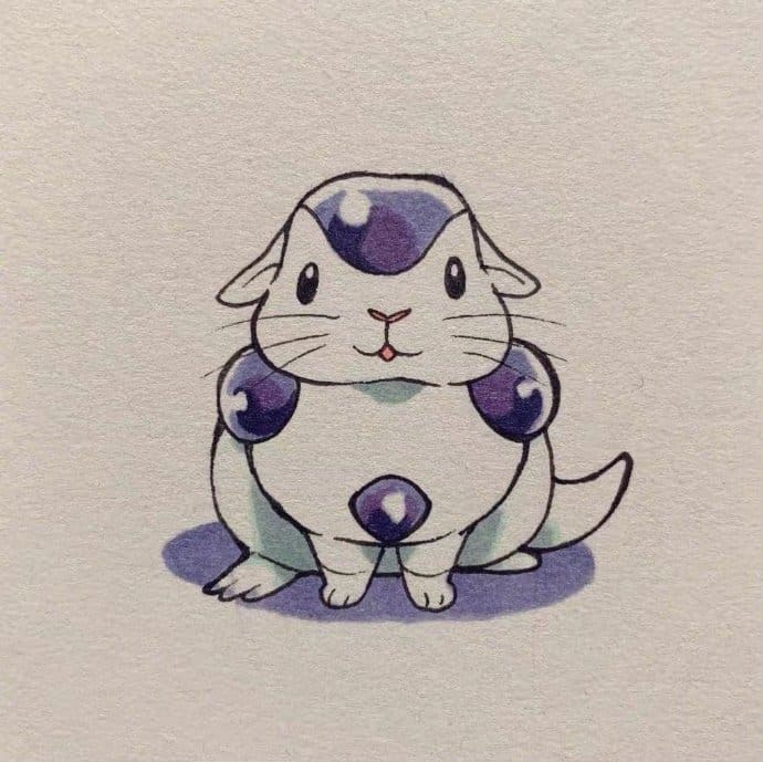 画师井口病院七龙珠扮装版小兔子 Twi: ichthy0stega ​​​_7