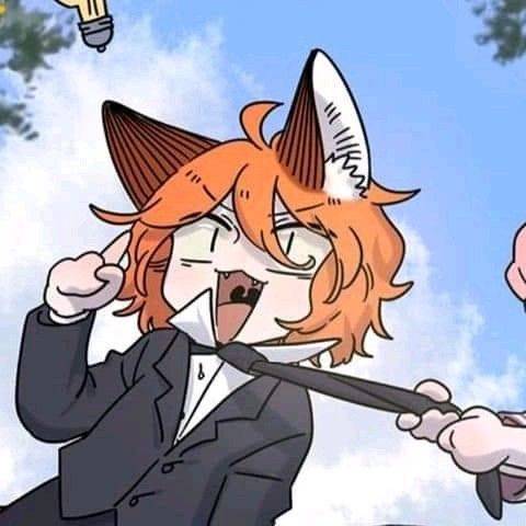 《废柴狐阿桔》阿桔人形情头,阿桔小汤可爱情侣头像_1