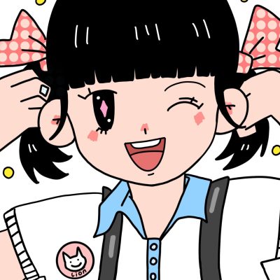 可爱甜腻元气少女手绘卡通闺蜜女头