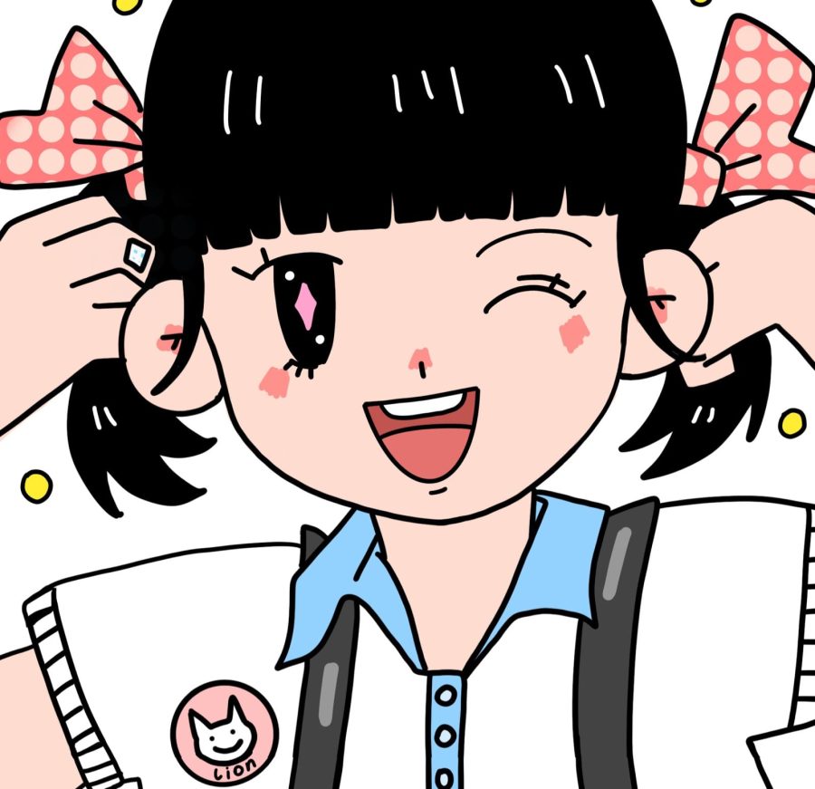 可爱甜腻元气少女手绘卡通闺蜜女头_4