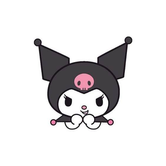 三丽鸥Kuromi可罗米（库洛米）彩色卡通简笔画图片大全_10