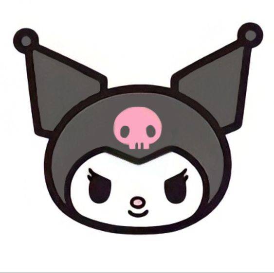 三丽鸥Kuromi可罗米（库洛米）彩色卡通简笔画图片大全_9