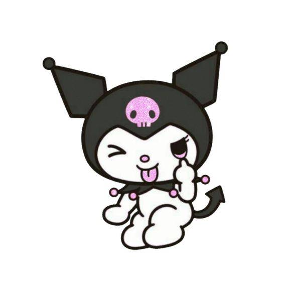 三丽鸥Kuromi可罗米（库洛米）彩色卡通简笔画图片大全_7
