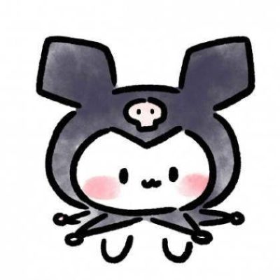 三丽鸥Kuromi可罗米（库洛米）彩色卡通简笔画图片大全